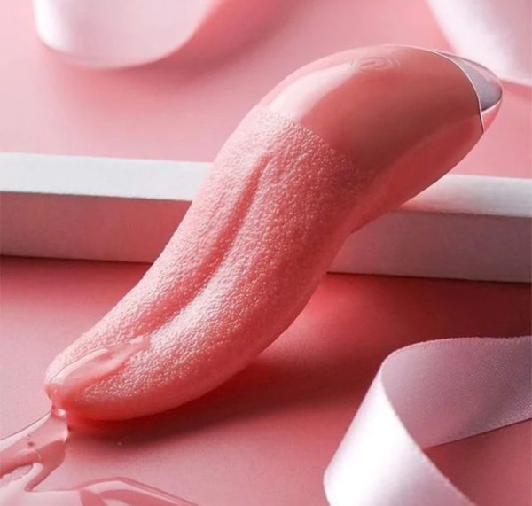 Rechargable tongue vibrator