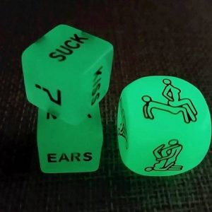 Glow in the Dark Sex Dice (6-Piece Set)