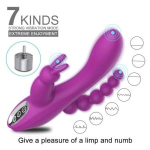 Andromine 3-in-1 Rabbit Vibrator